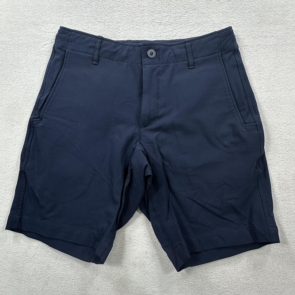 Outlier Schoeller Double Weave Shorts Mens 30 Blue Solid Twill Performance